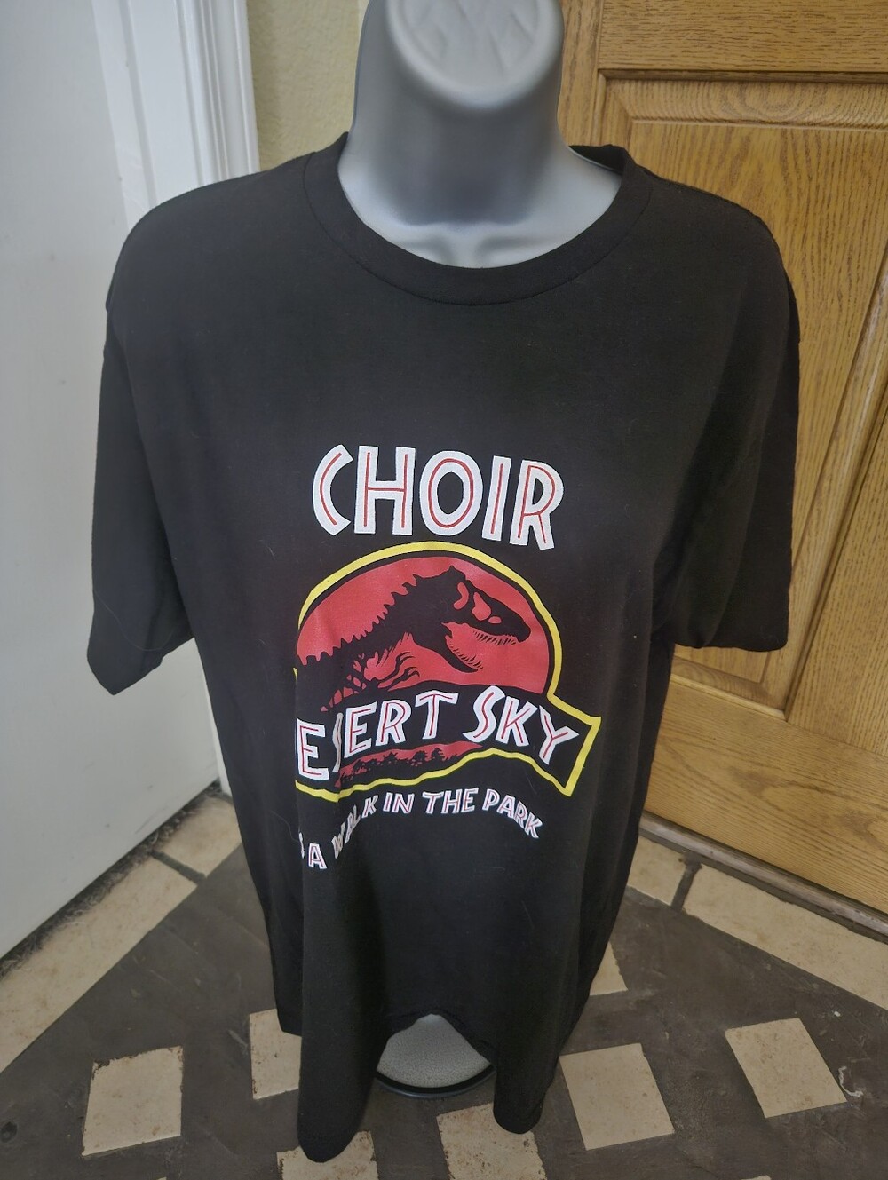 Choir Tshirt with Jurassic Park Logo